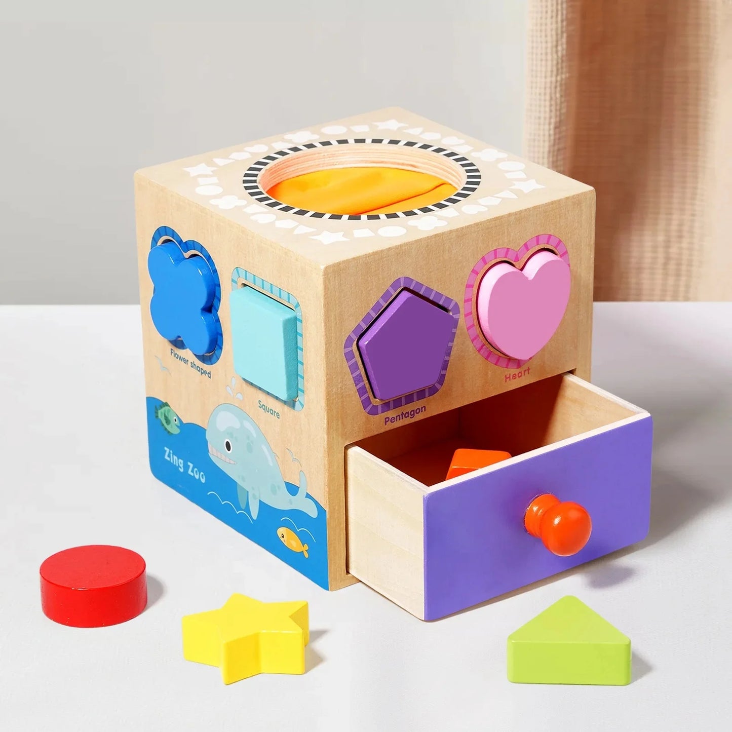 Montessori Early Education Cognitive Toys Busy Little House