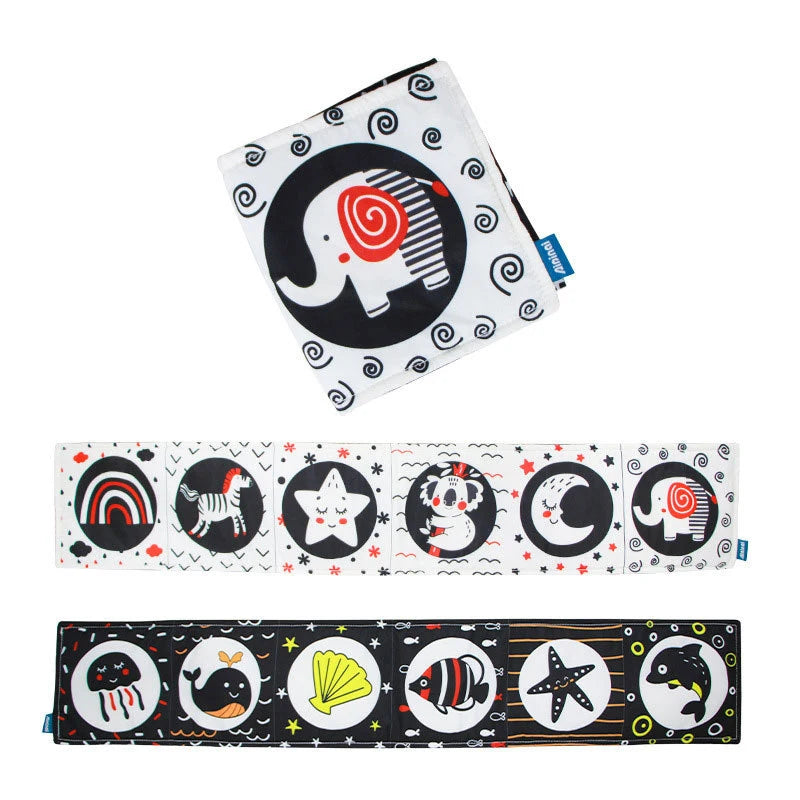 Soft Baby Cloth Books – 3D Touch & Feel Sensory Learning Toy for Infants