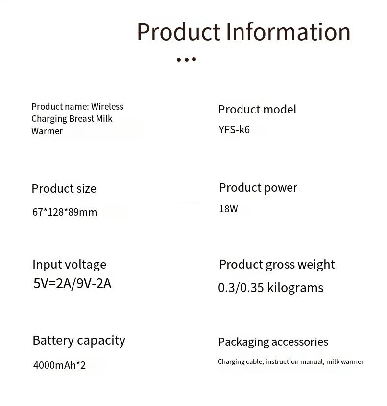 Smart USB Baby Bottle Warmer