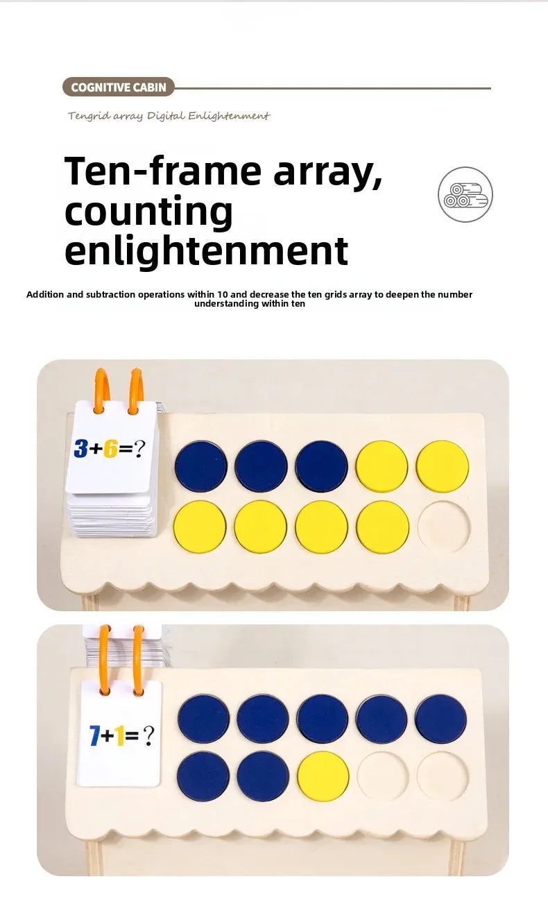 Montessori Early Education Cognitive Toys Busy Little House