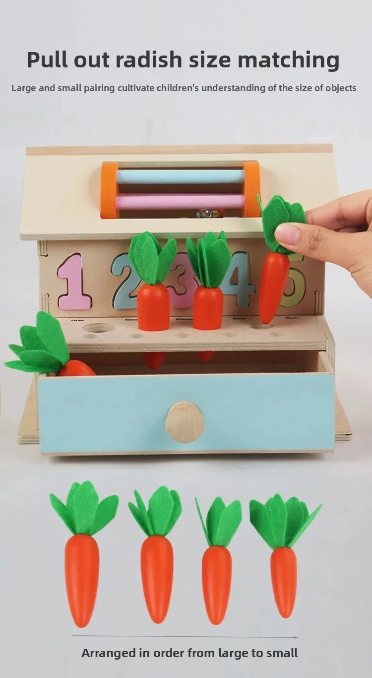 Montessori Early Education Cognitive Toys Busy Little House