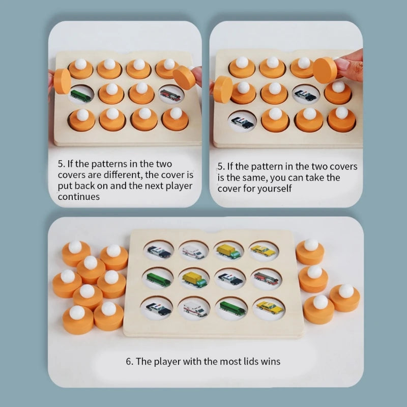 Wooden Chess Match Puzzle