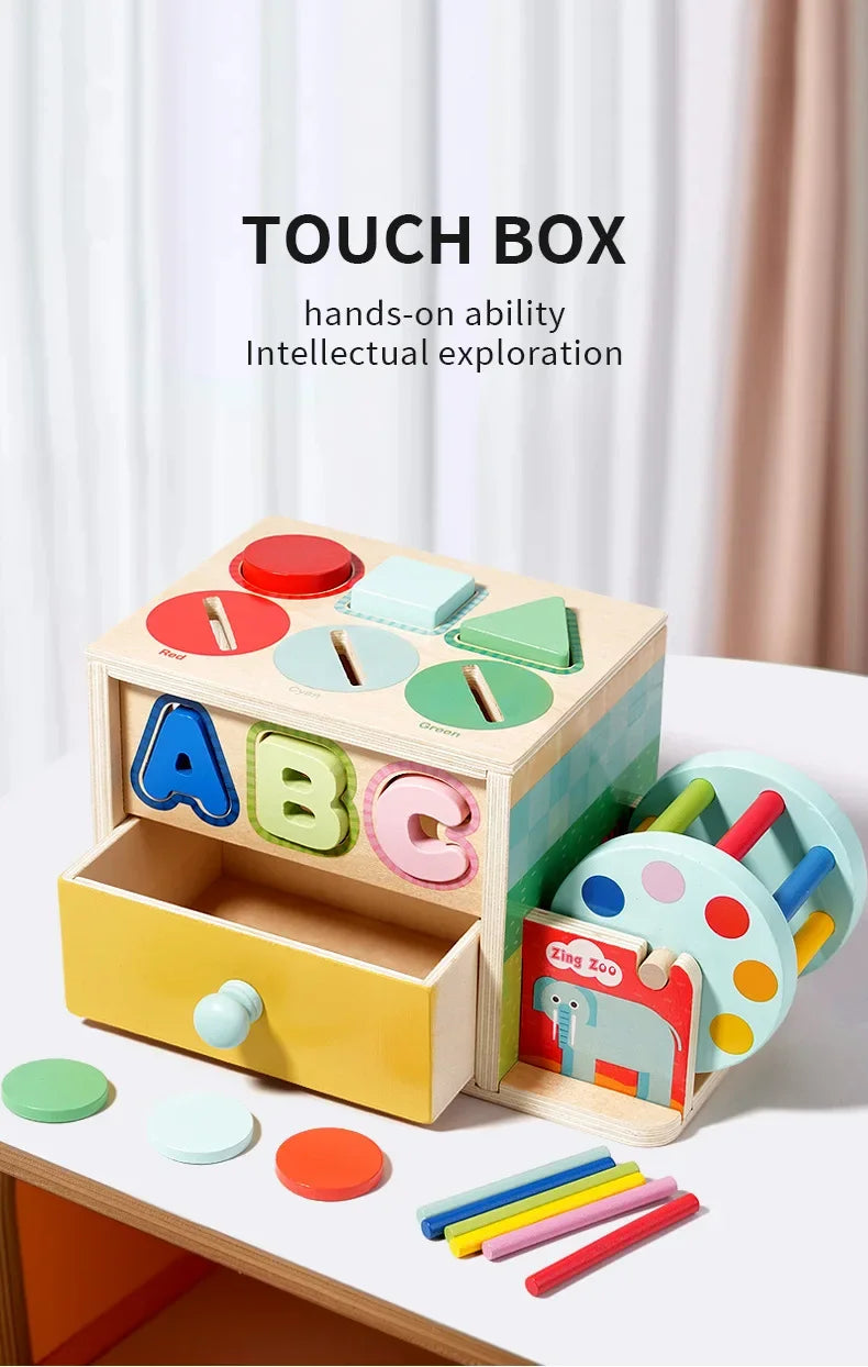 Montessori Early Education Cognitive Toys Busy Little House