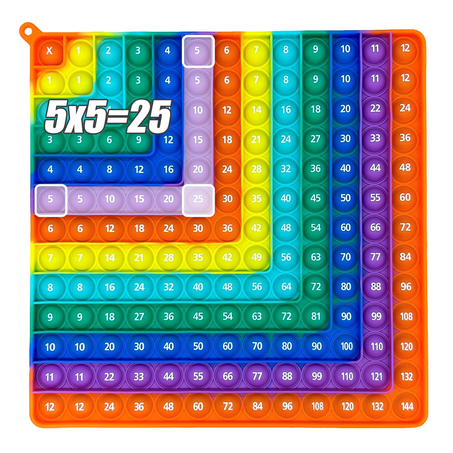 Multiplication Practice Math Game Board (12×12 Times Table)