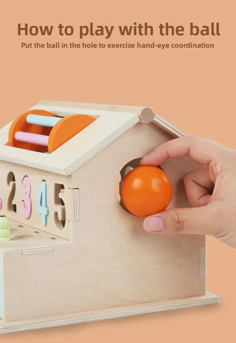 Montessori Early Education Cognitive Toys Busy Little House