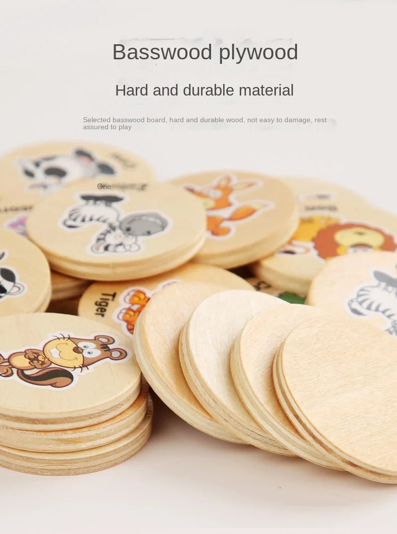 Animal Memory Match Puzzle