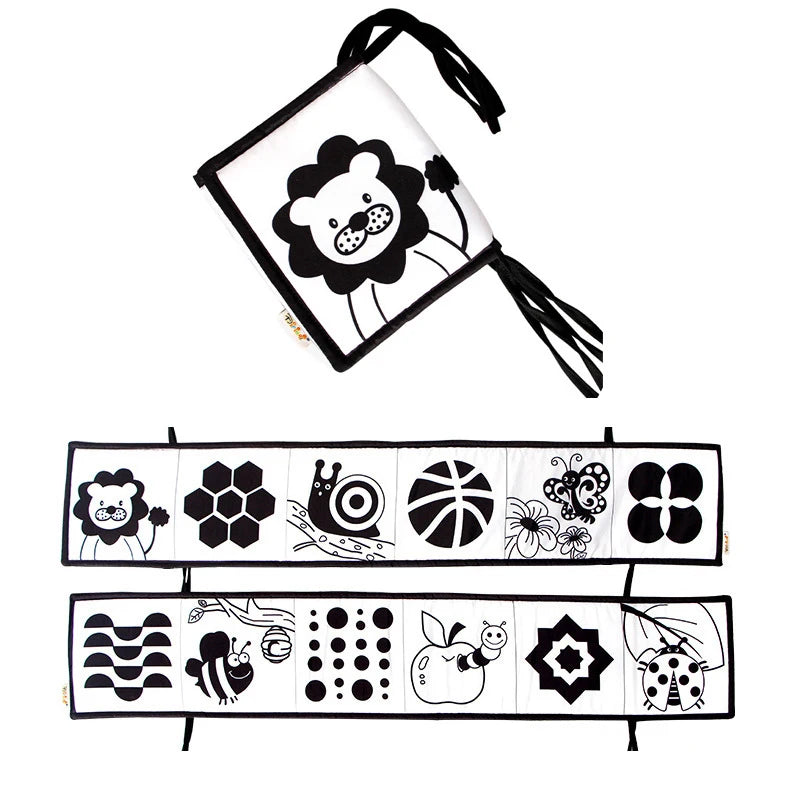 Soft Baby Cloth Books – 3D Touch & Feel Sensory Learning Toy for Infants