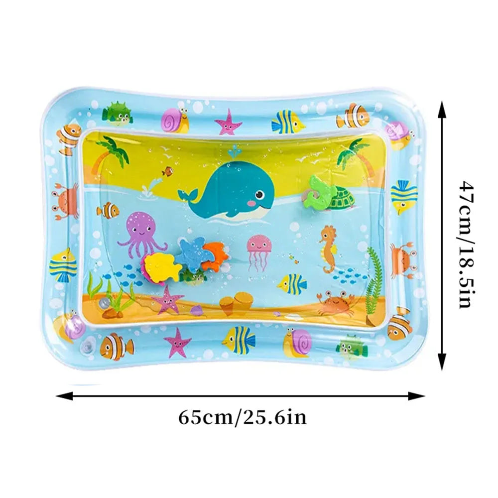 Inflatable Baby Water Play Mat – Sensory Tummy Time Cushion