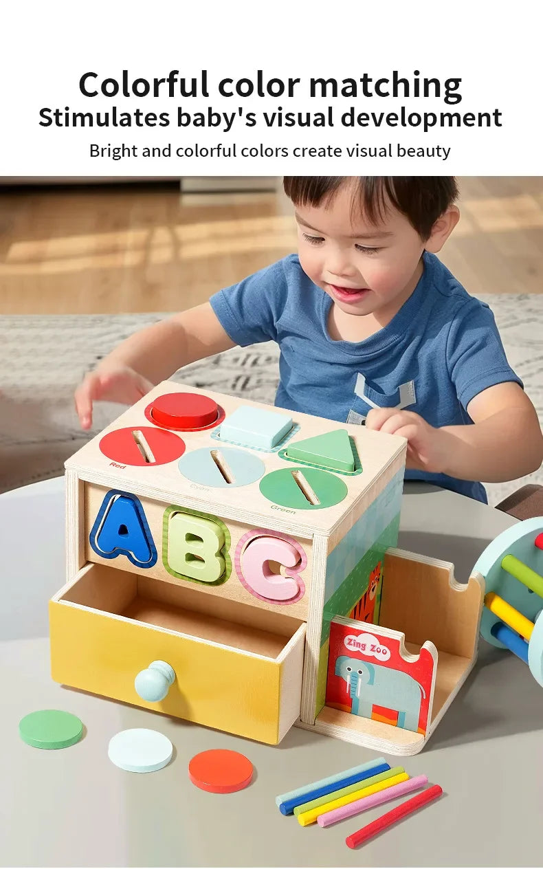 Montessori Early Education Cognitive Toys Busy Little House